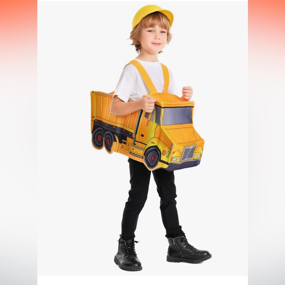 Seasons-Construction Dump Truck Costume for kids age 5-7 years